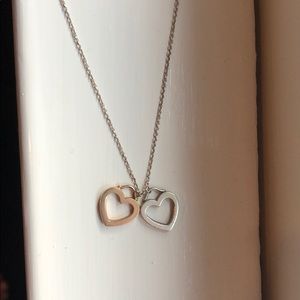 Retired 18K gold/silver hearts